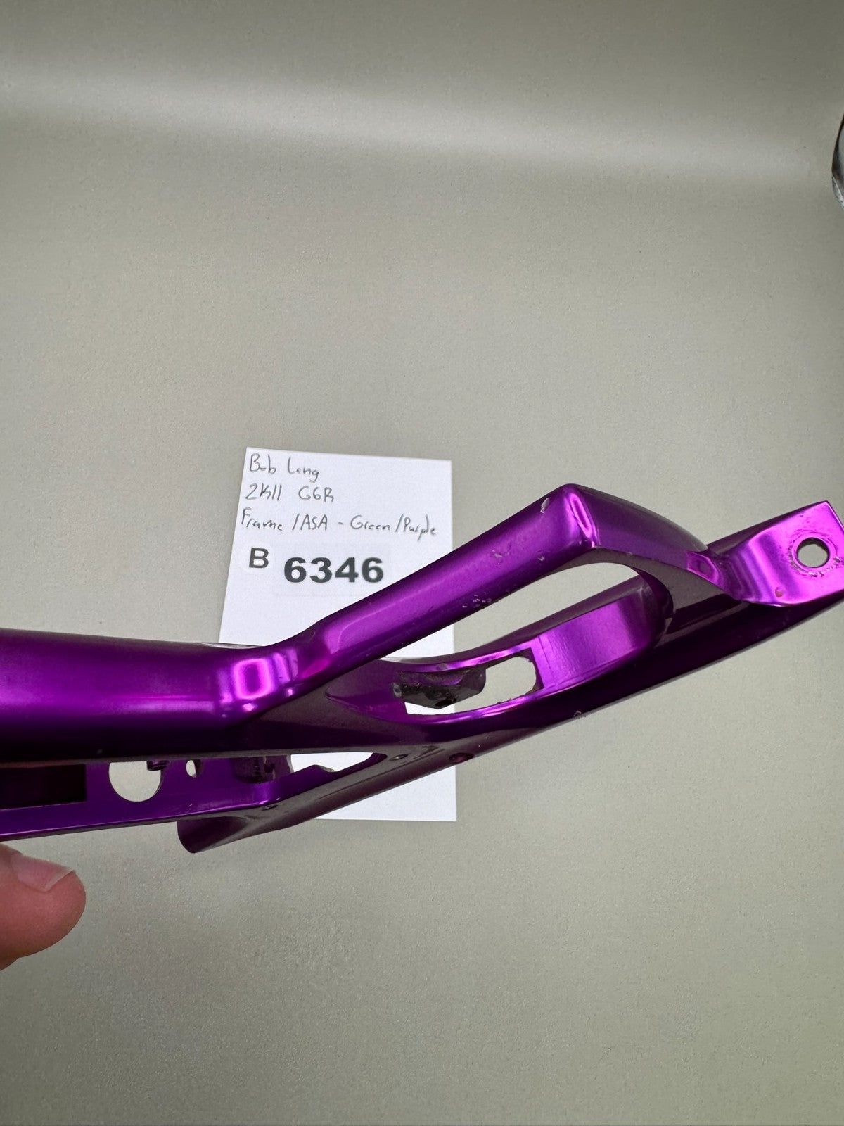 Bob Long 2K11 G6R Frame/ASA-Green/Purple