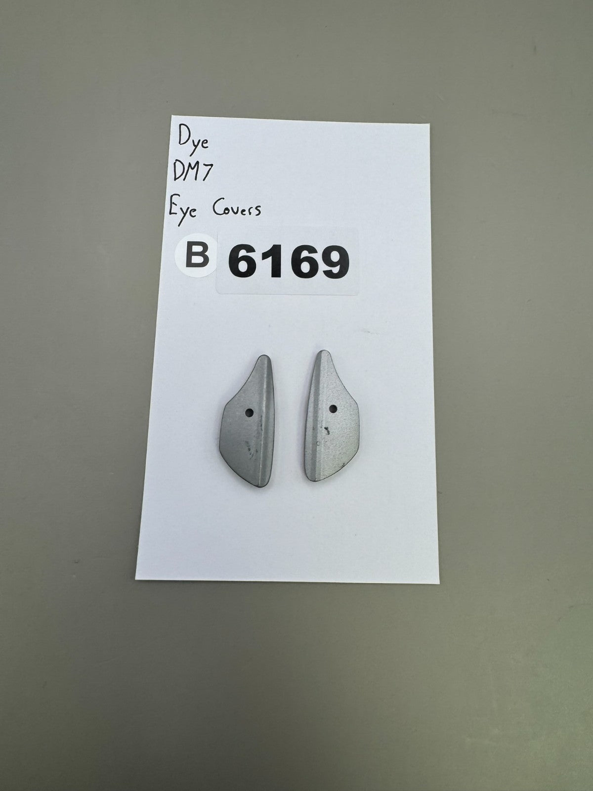 Dye DM7 Eye Covers-Satin Silver