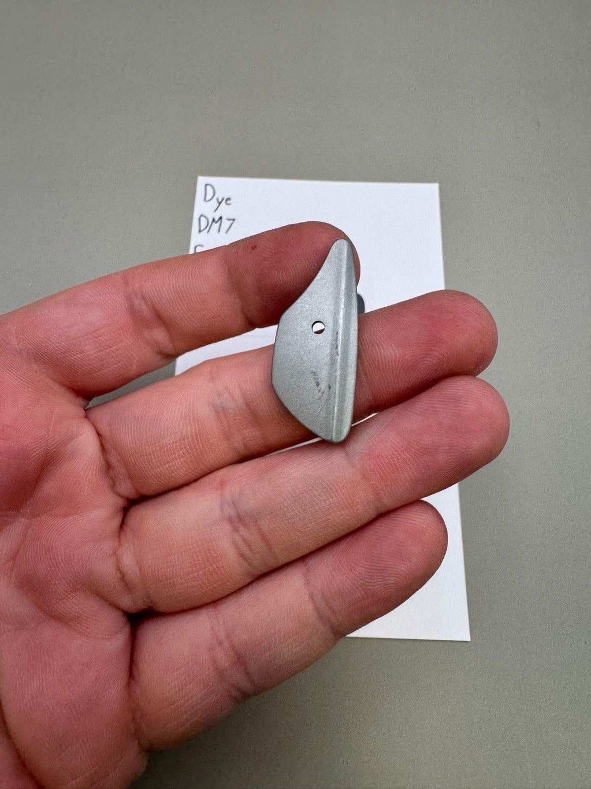 Dye DM7 Eye Covers-Satin Silver