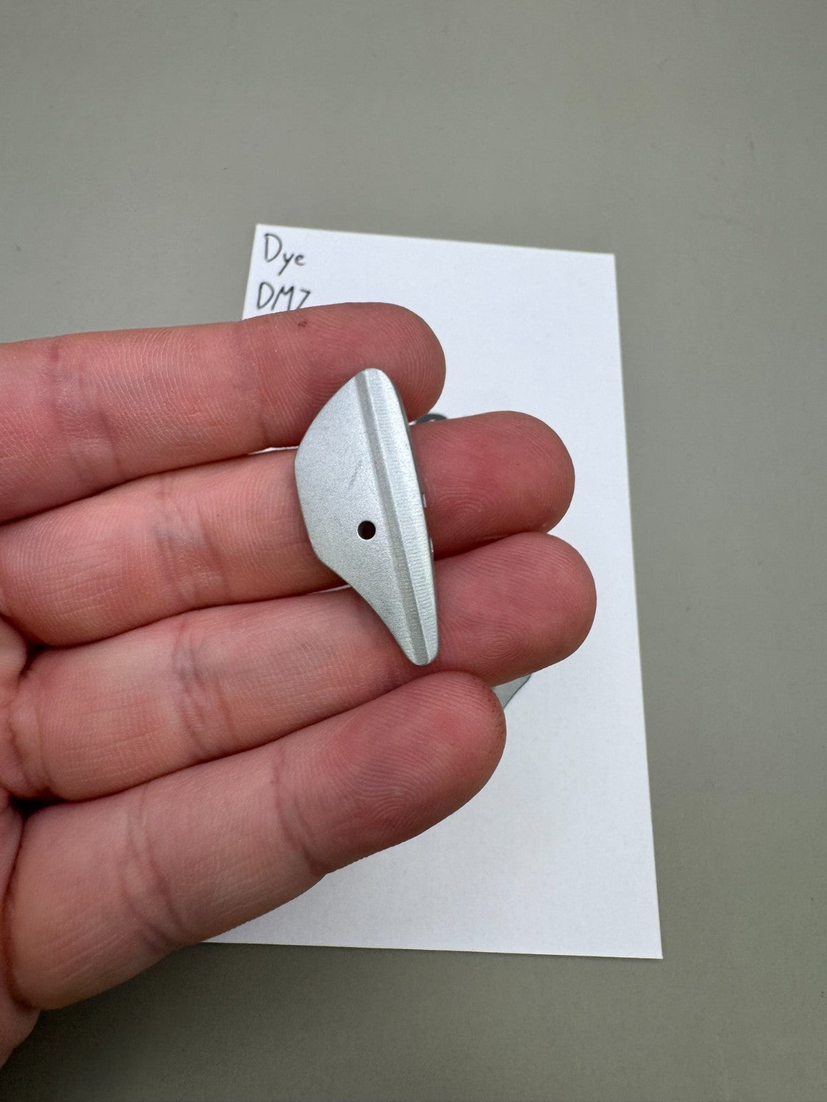 Dye DM7 Eye Covers-Satin Silver
