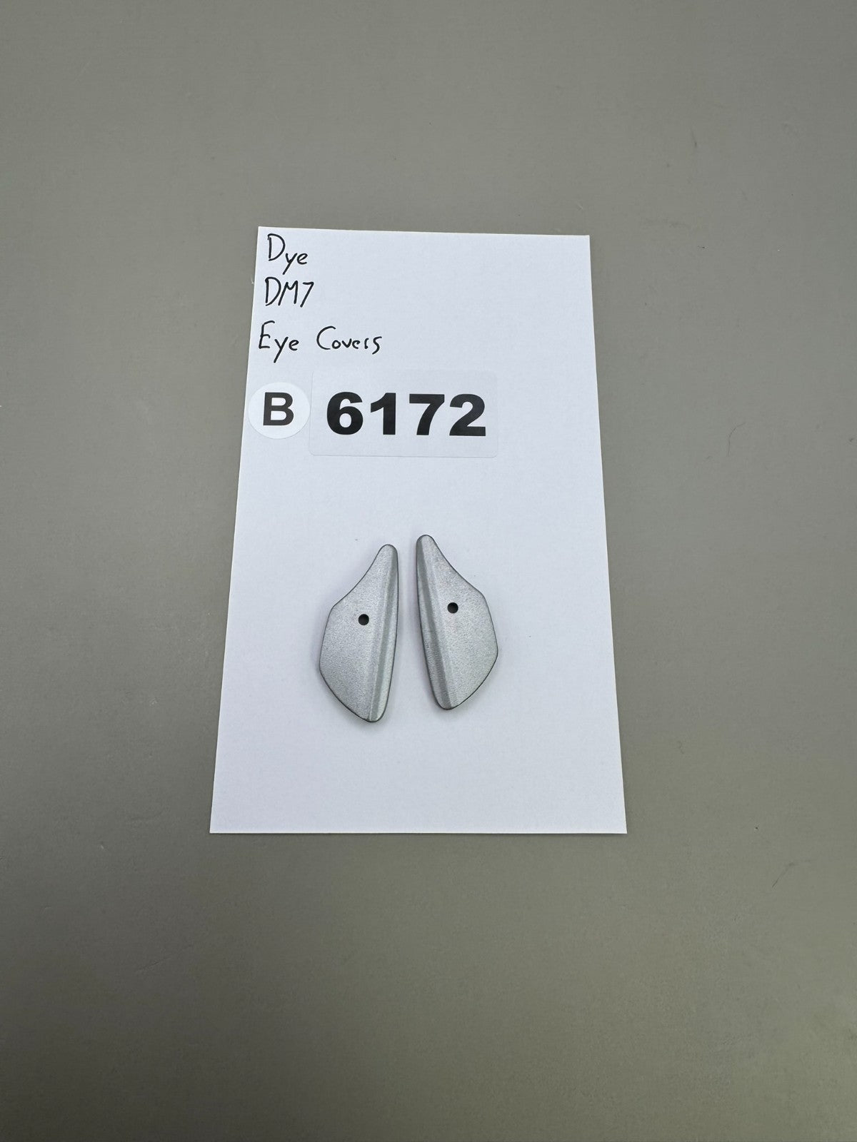 Dye DM7 Eye Covers-Satin Silver
