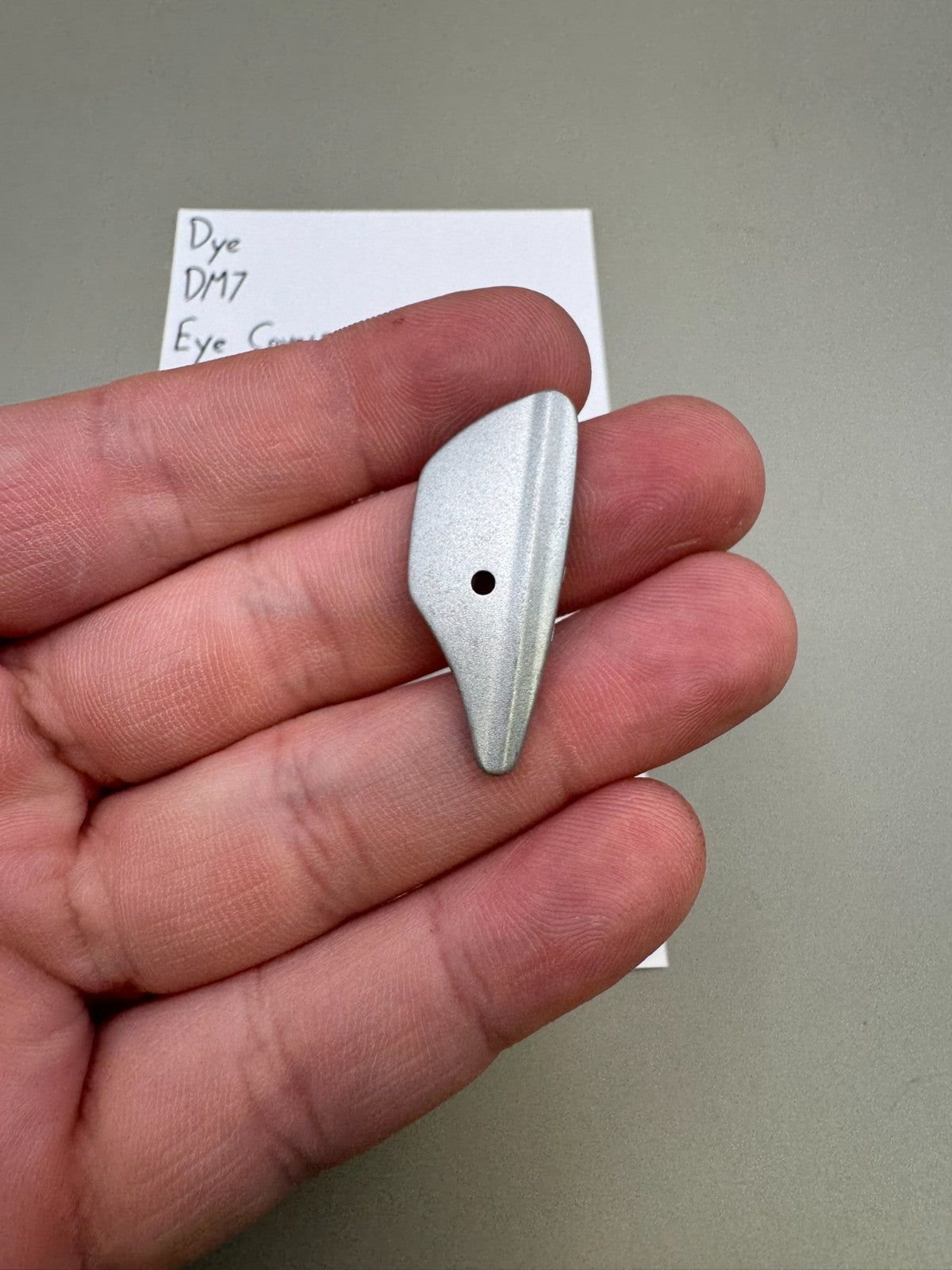 Dye DM7 Eye Covers-Satin Silver