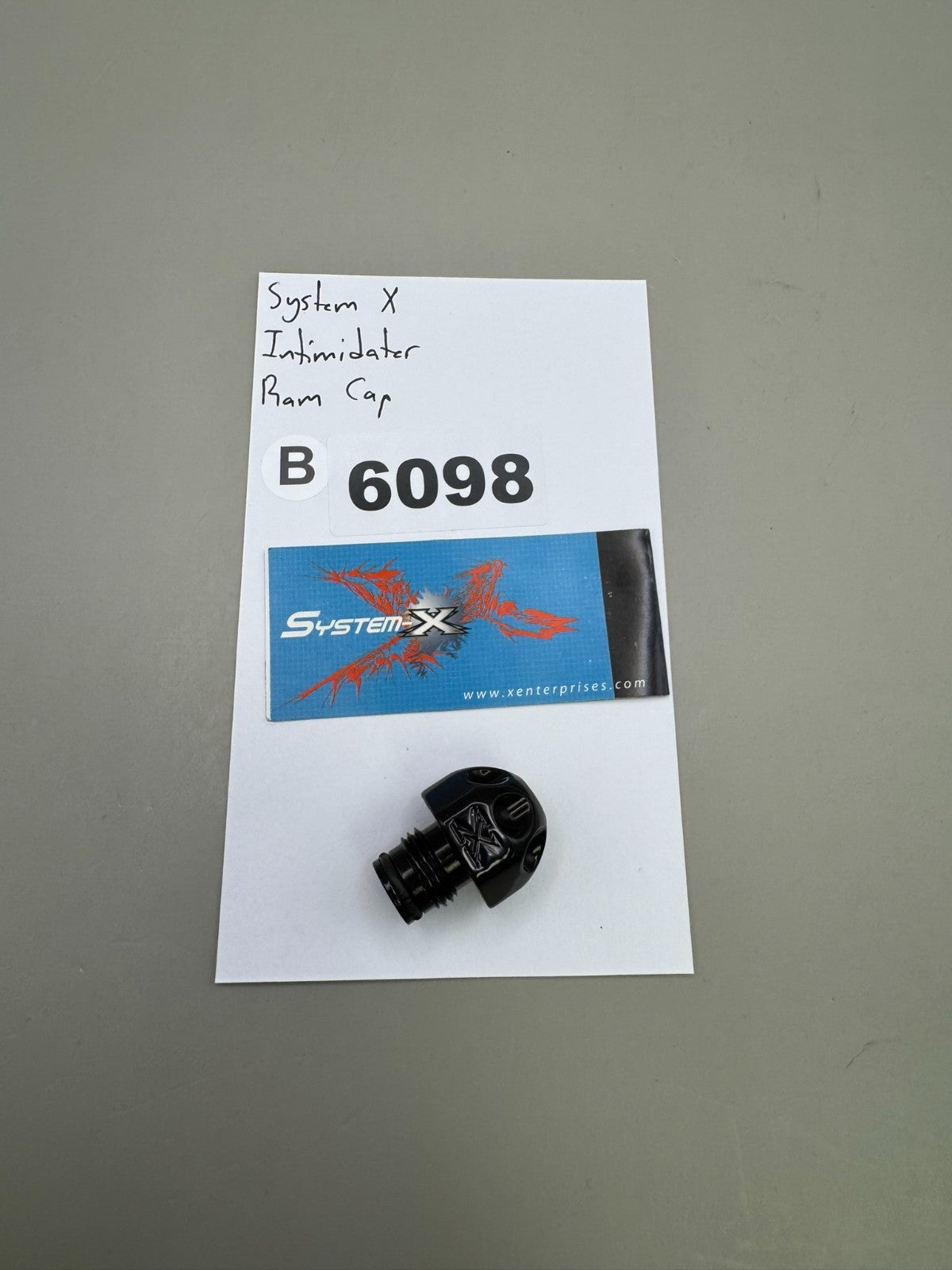 System X Intimidator Ram Cap-Gloss Black