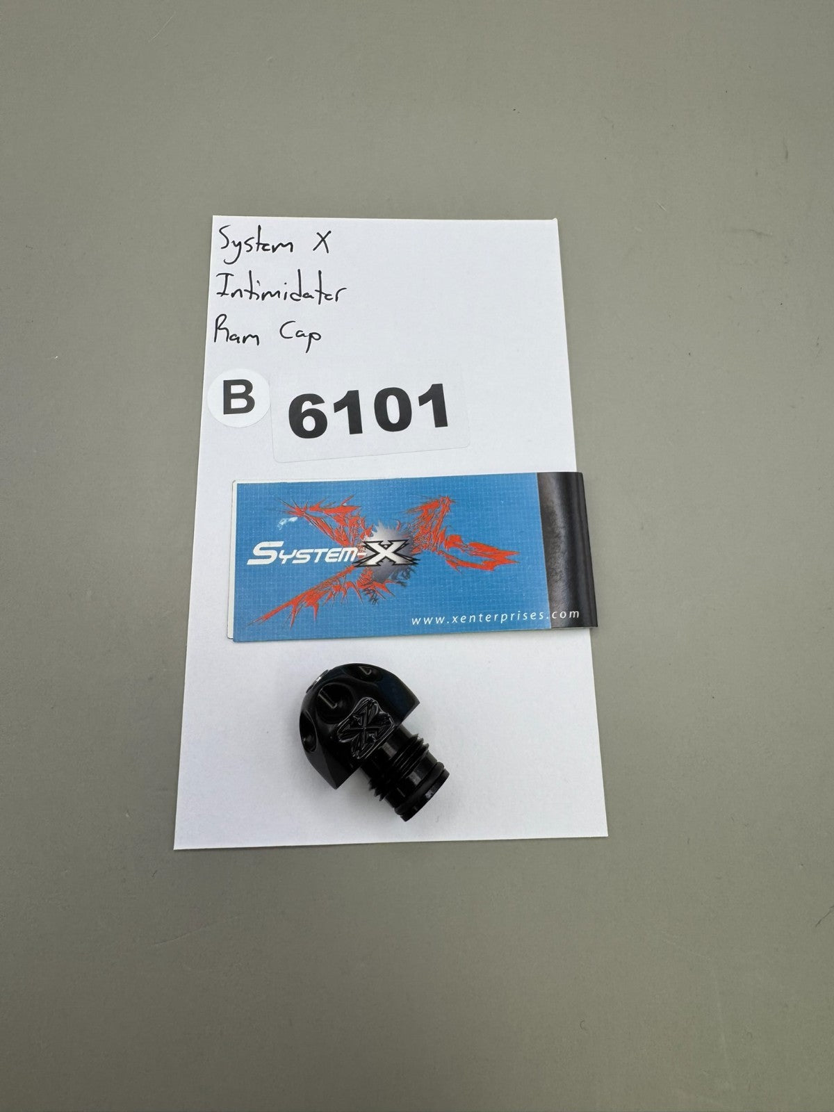 System X Intimidator Ram Cap-Gloss Black