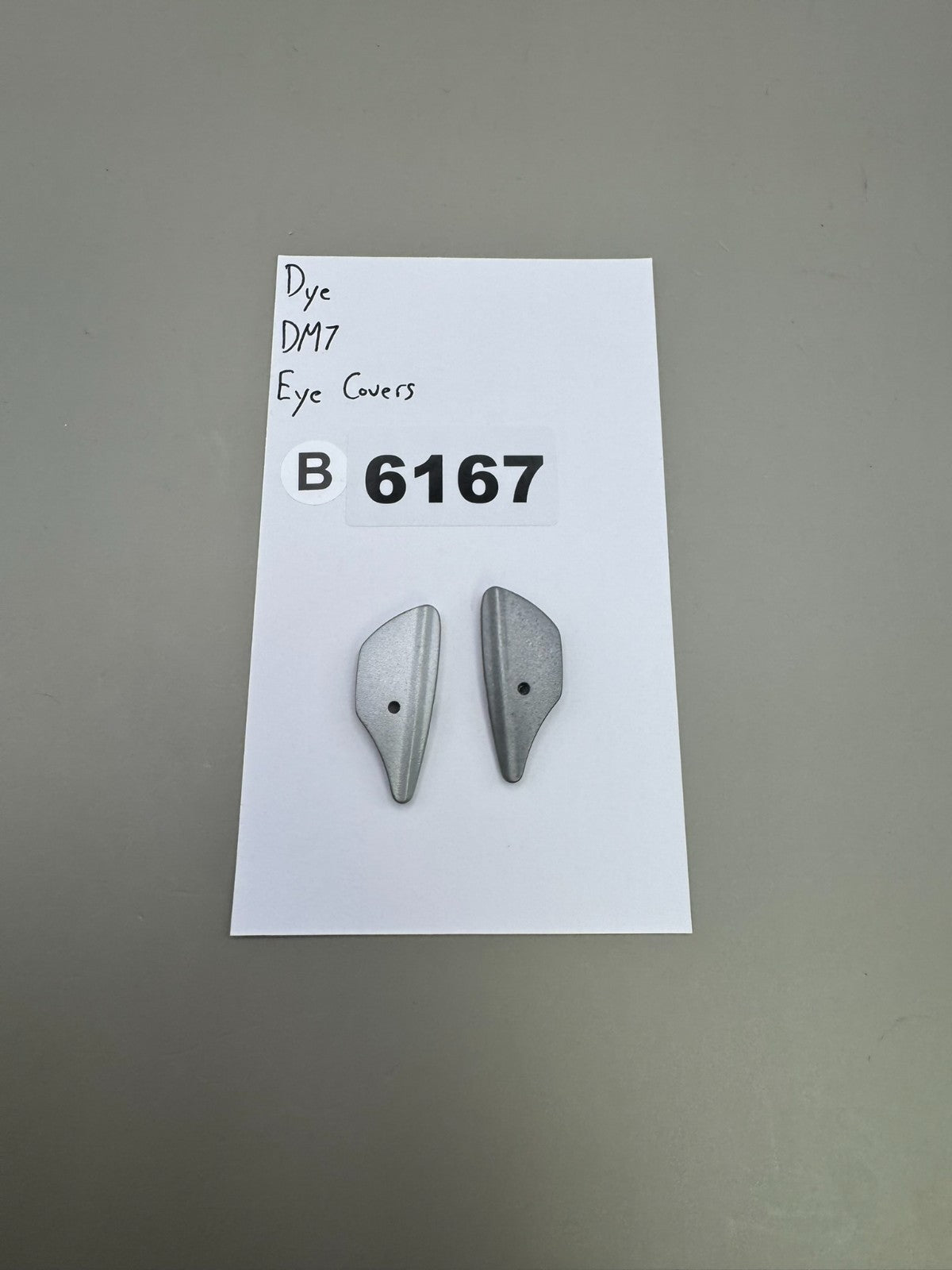 Dye DM7 Eye Covers-Satin Silver