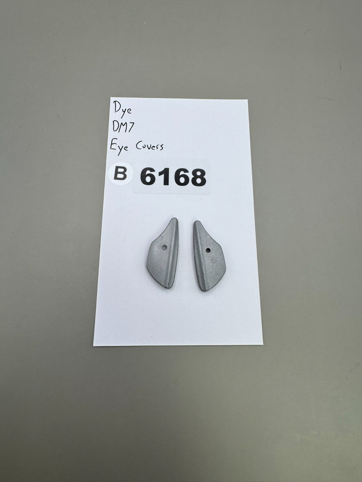 Dye DM7 Eye Covers-Satin Silver