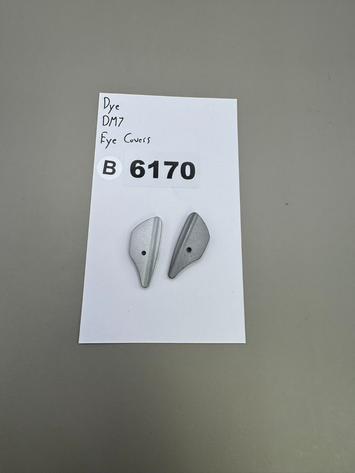 Dye DM7 Eye Covers-Satin Silver