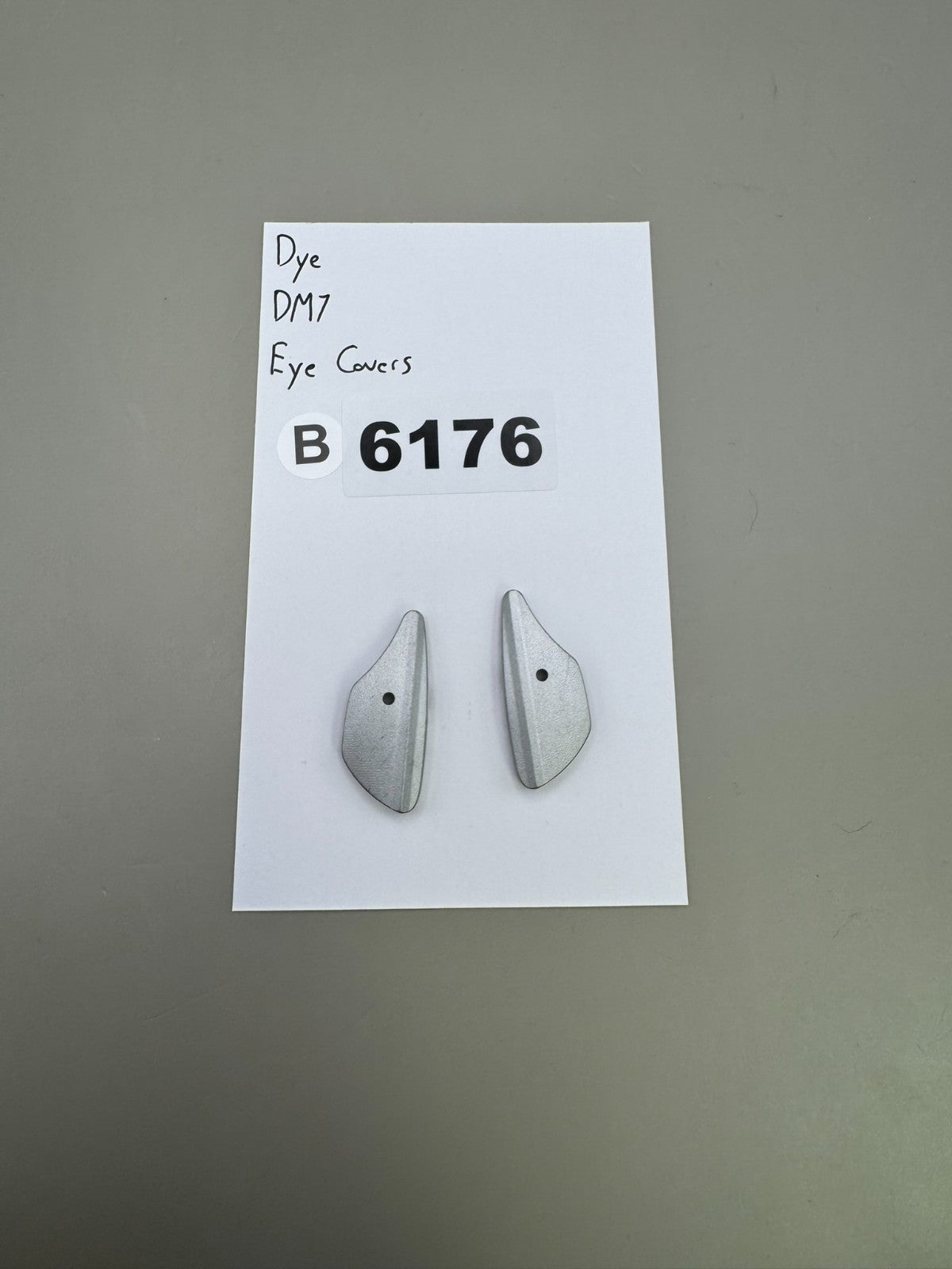 Dye DM7 Eye Covers-Satin Silver