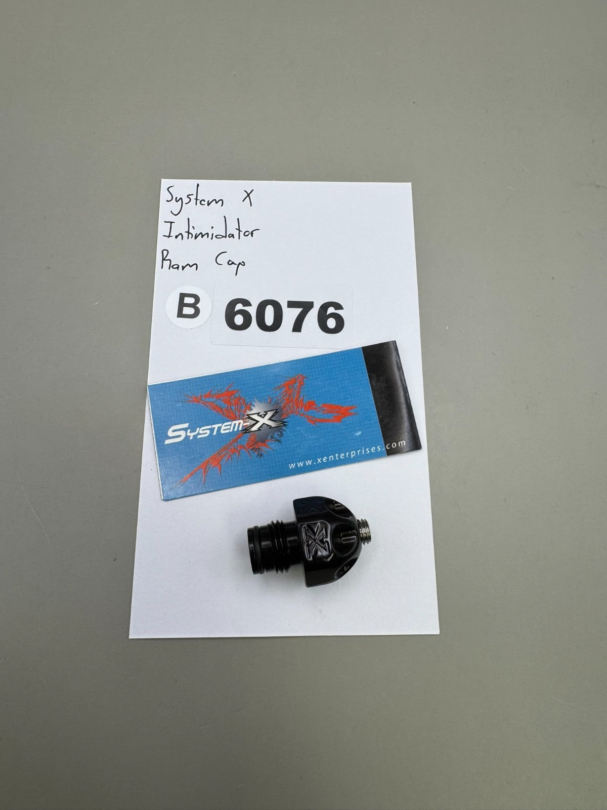 System X Intimidator Ram Cap-Gloss Black