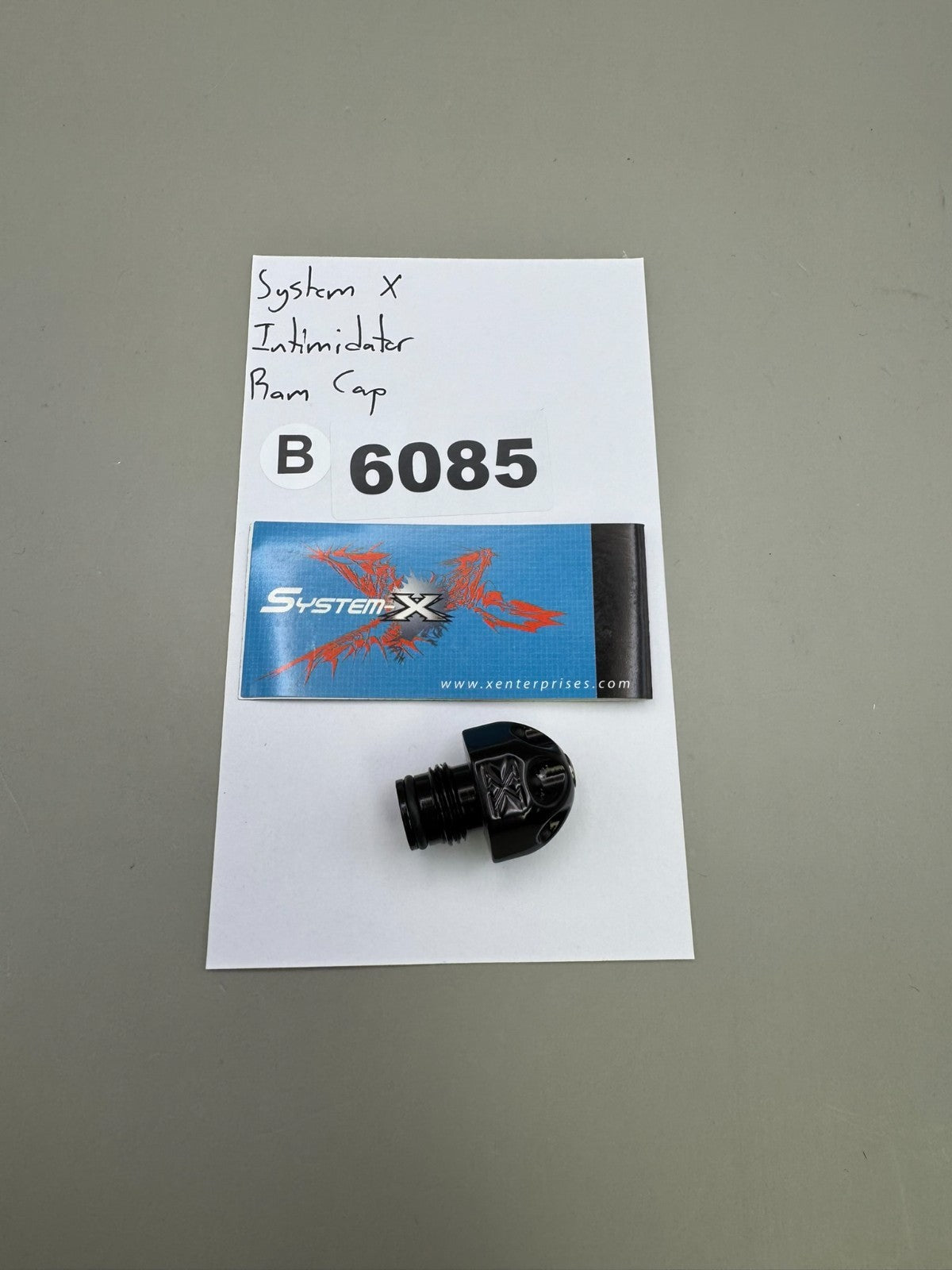 System X Intimidator Ram Cap-Gloss Black