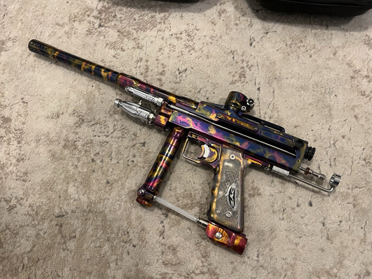 Rare AKALMP Custom Anodized Autococker - Multicolor Full Build w/ PE Front End