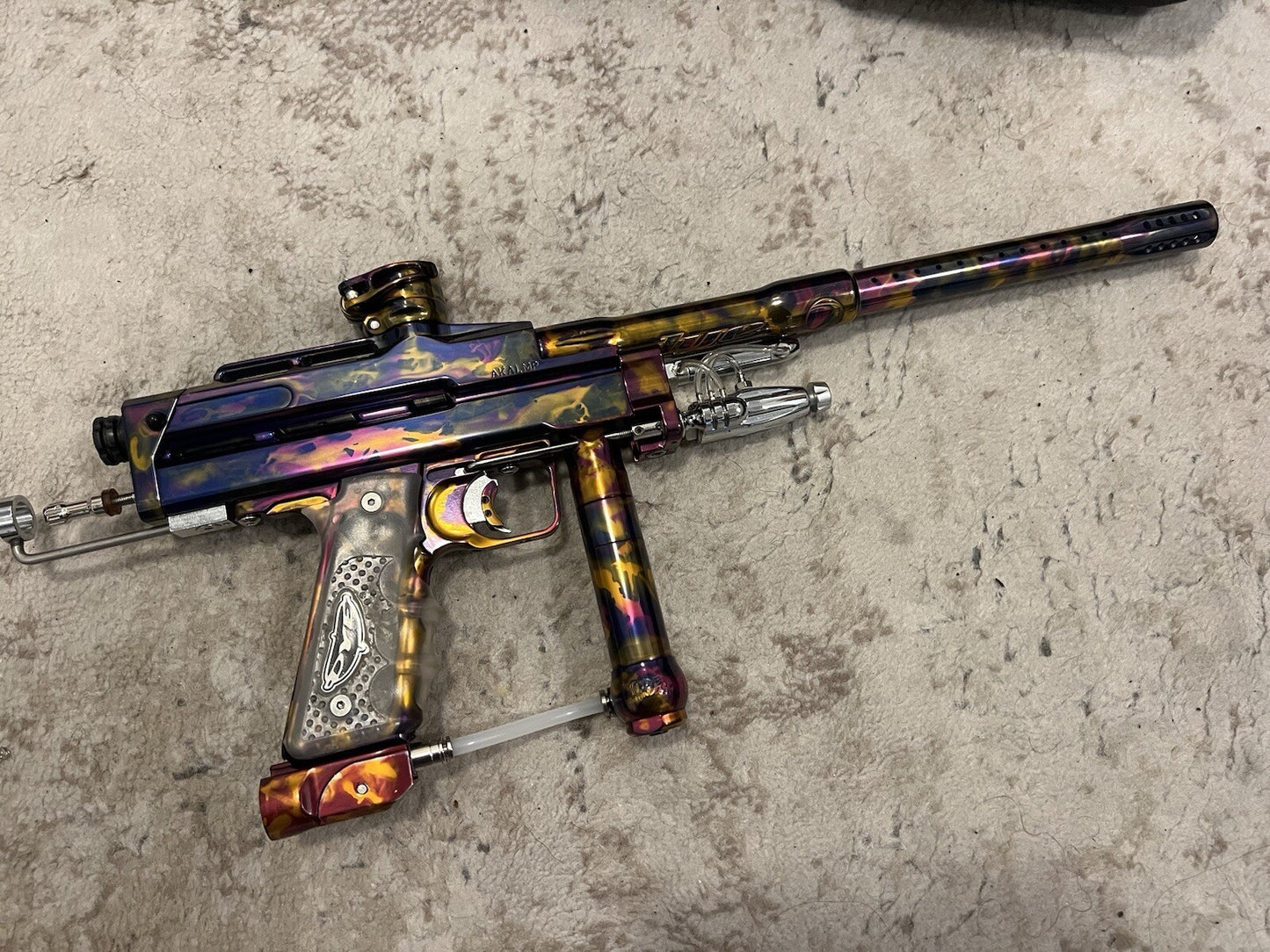 Rare AKALMP Custom Anodized Autococker - Multicolor Full Build w/ PE Front End