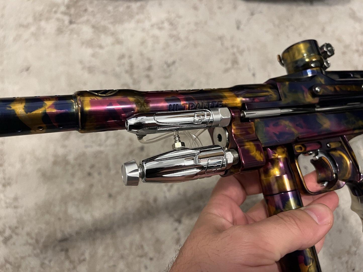 Rare AKALMP Custom Anodized Autococker - Multicolor Full Build w/ PE Front End