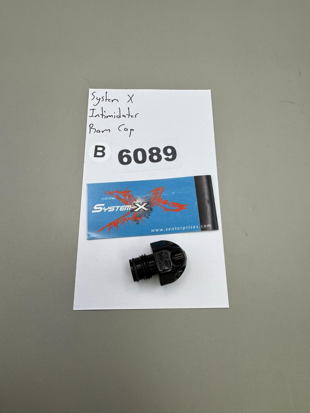 System X Intimidator Ram Cap-Gloss Black
