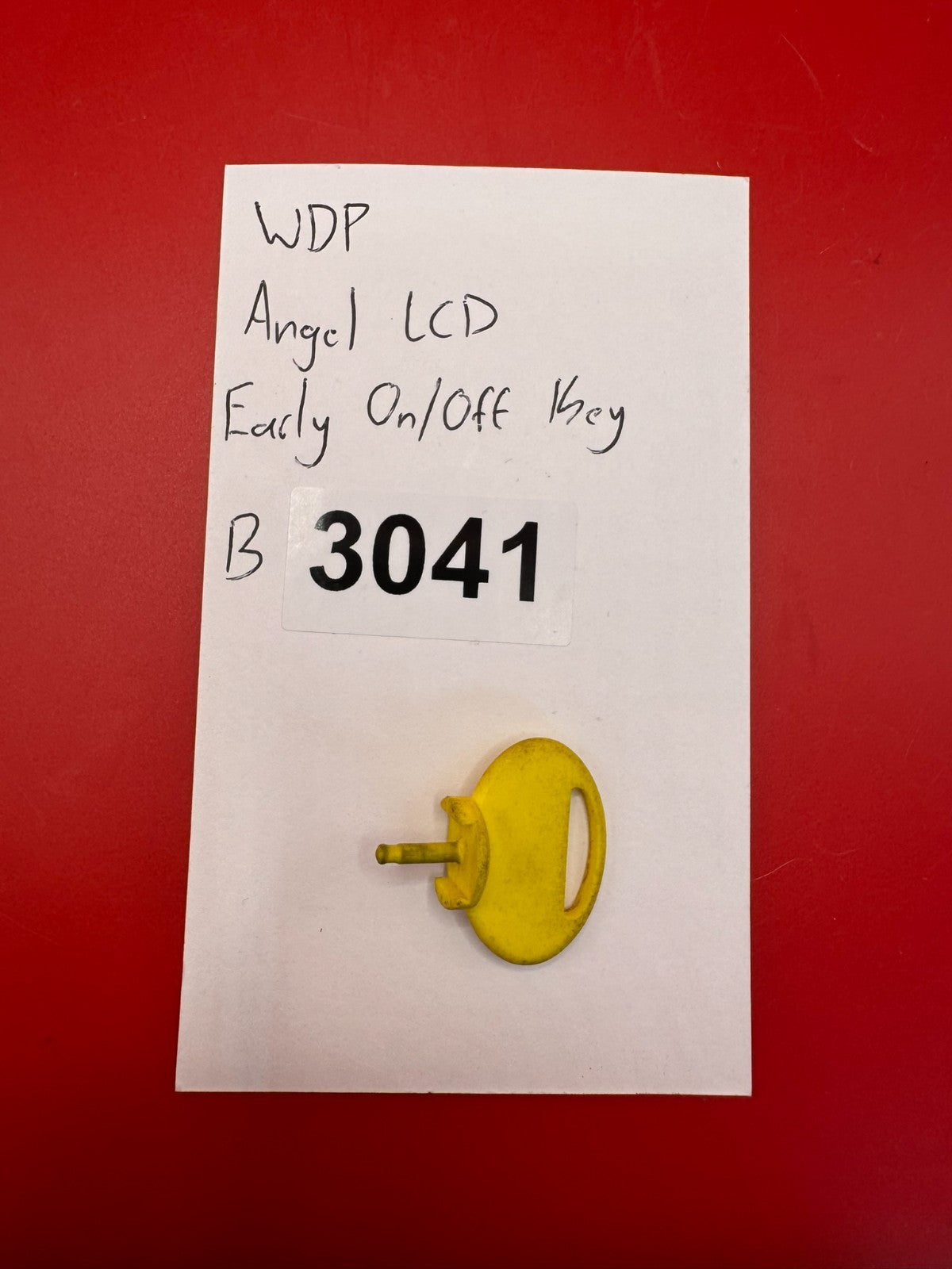 WDP Angel LCD Early On/Off Key Yellow