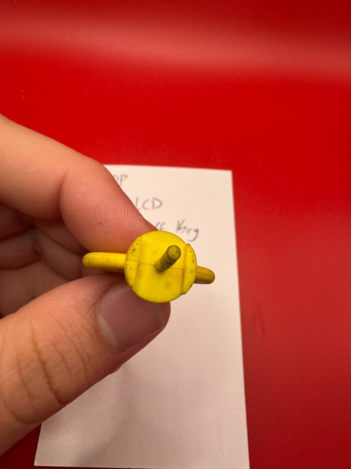 WDP Angel LCD Early On/Off Key Yellow