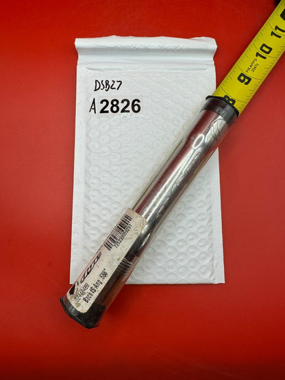Dye SS Angel Threaded .688 Paintball Barrel Back - Silver - used paintball barrel back - silver