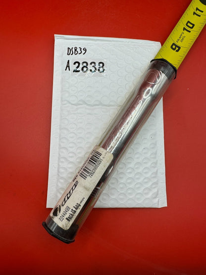Dye SS Angel Threaded .688 Paintball Barrel Back - Silver - used paintball barrel back - silver