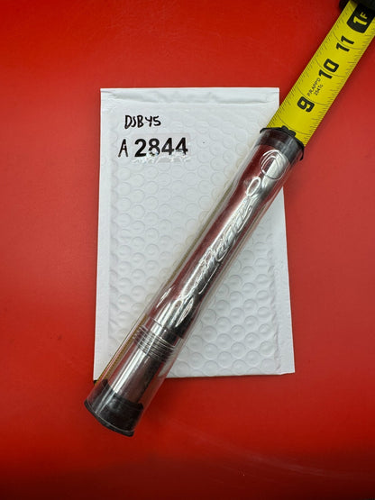 Dye SS Angel Threaded .688 Paintball Barrel Back - Silver - used paintball barrel back - silver