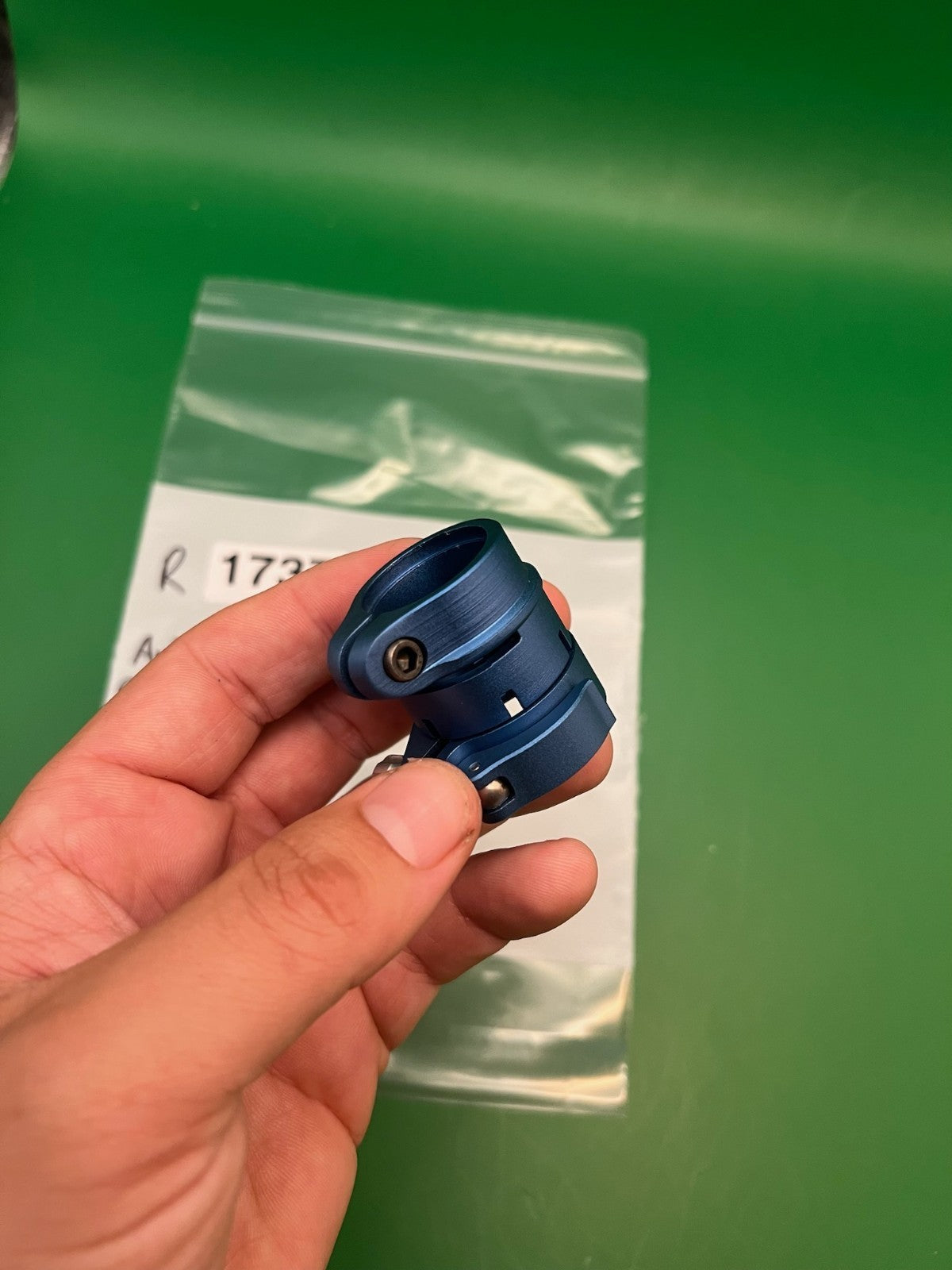Autococker Clamping Feedneck Blue