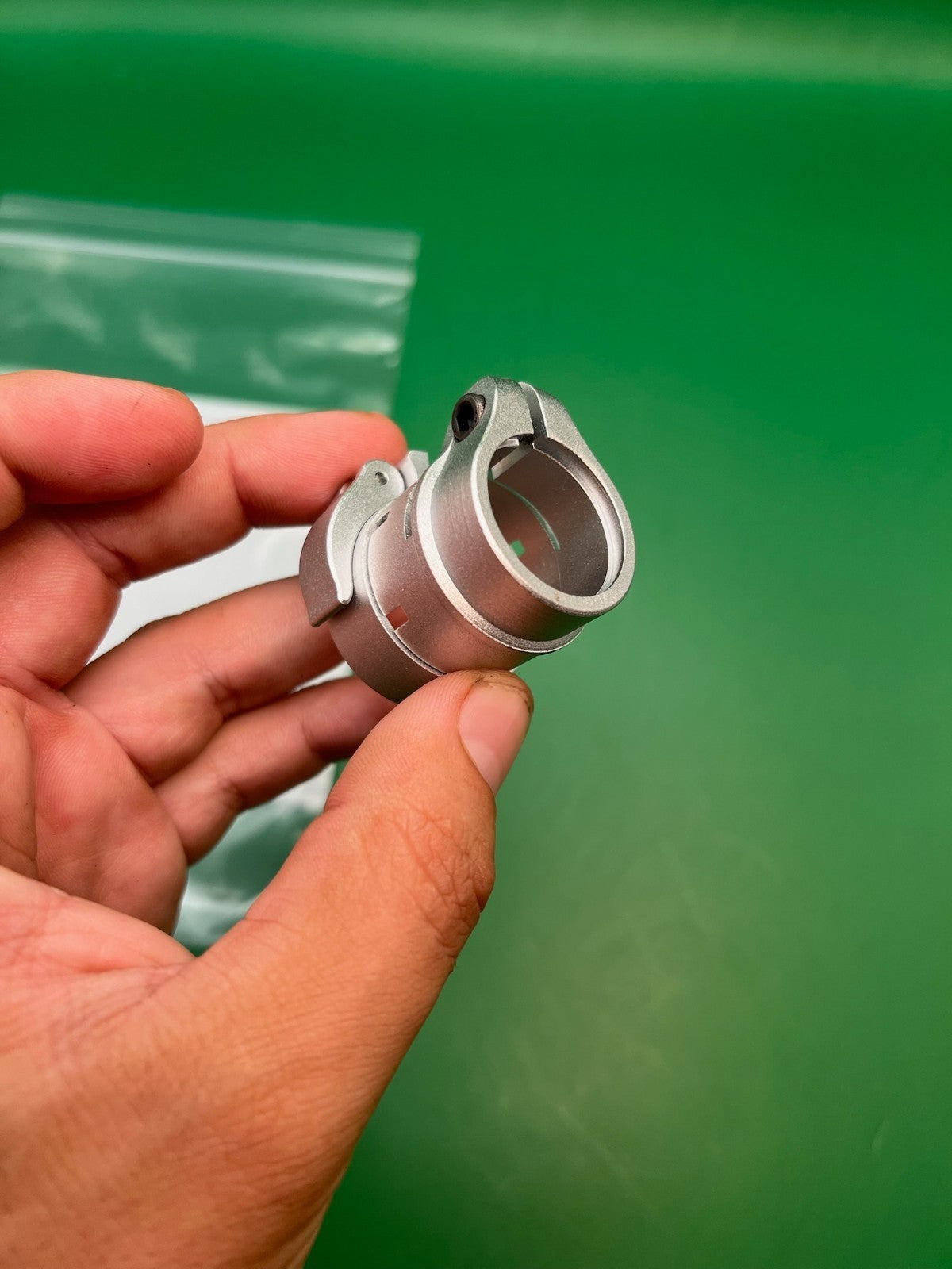Autococker Clamping Feedneck Silver