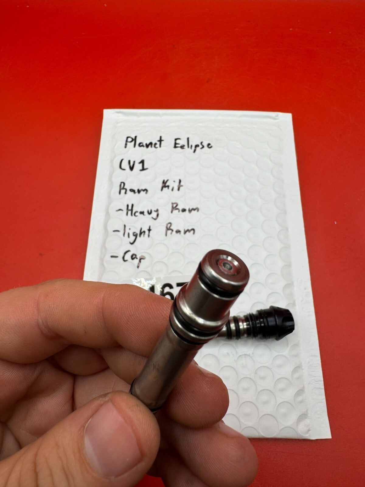 Planet Eclipse LV1 RAM Kit -Heavy RAM -Light RAM -Cap - used paintball ram kit - silver/black