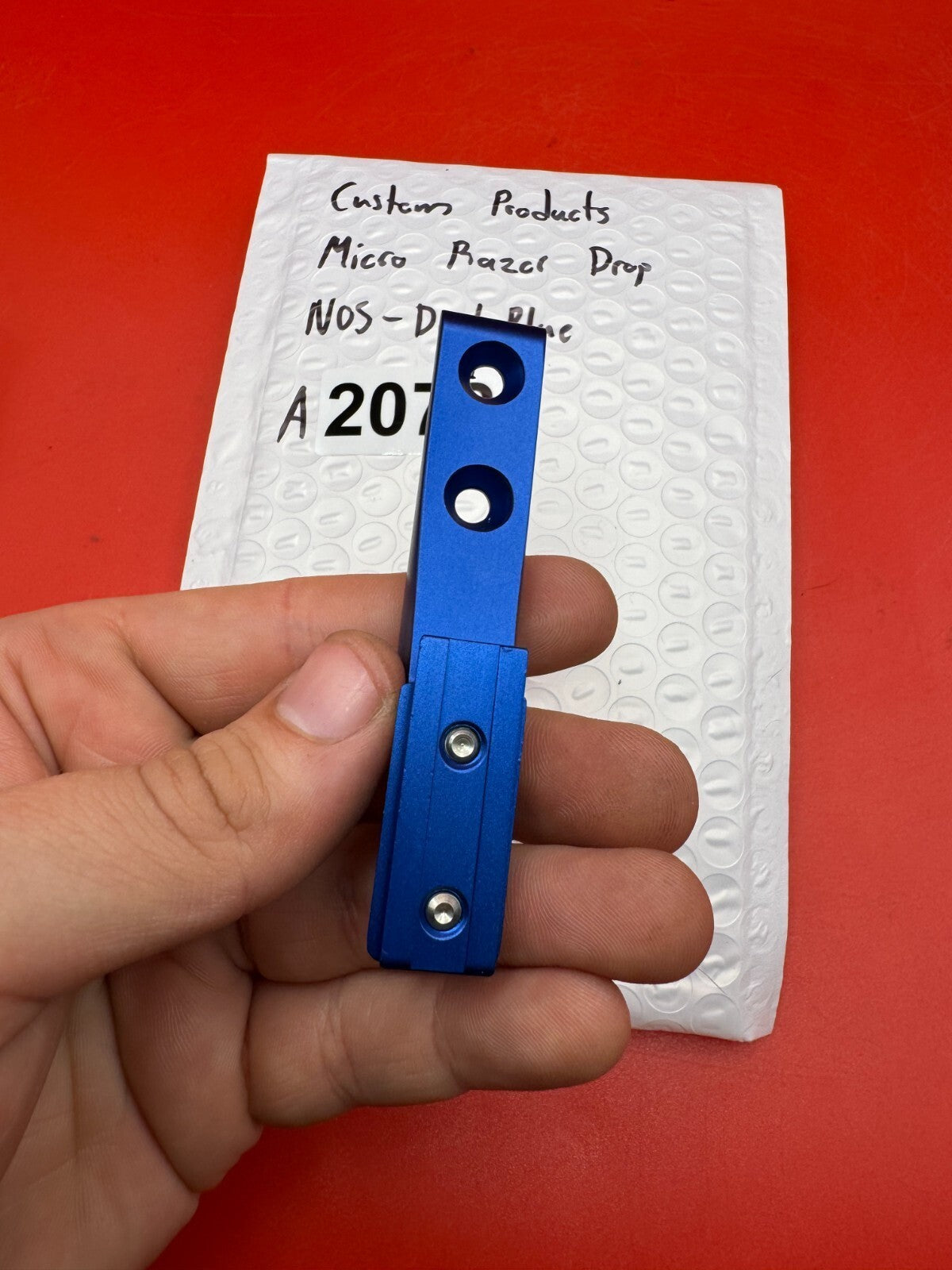 Custom Products Micro Razor Drop NOS-Dust Blue - used paintball drop forward - dust blue