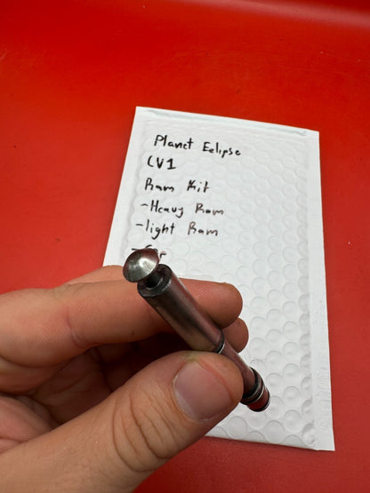Planet Eclipse LV1 RAM Kit -Heavy RAM -Light RAM -Cap - used paintball ram kit - silver/black