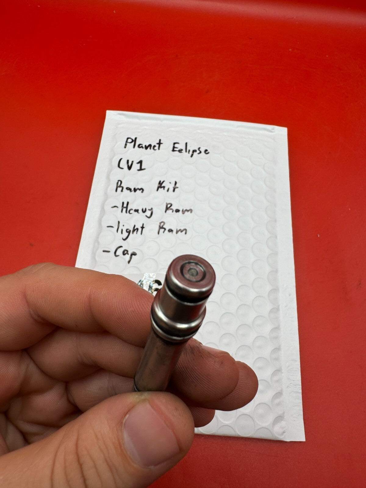 Planet Eclipse LV1 RAM Kit -Heavy RAM -Light RAM -Cap - used paintball ram kit - silver/black
