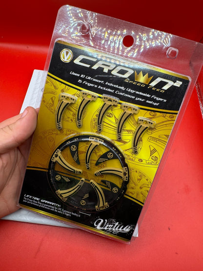 Virtue Crown Speed Feed Rotor  NOS-Tan - used paintball speed feed - tan