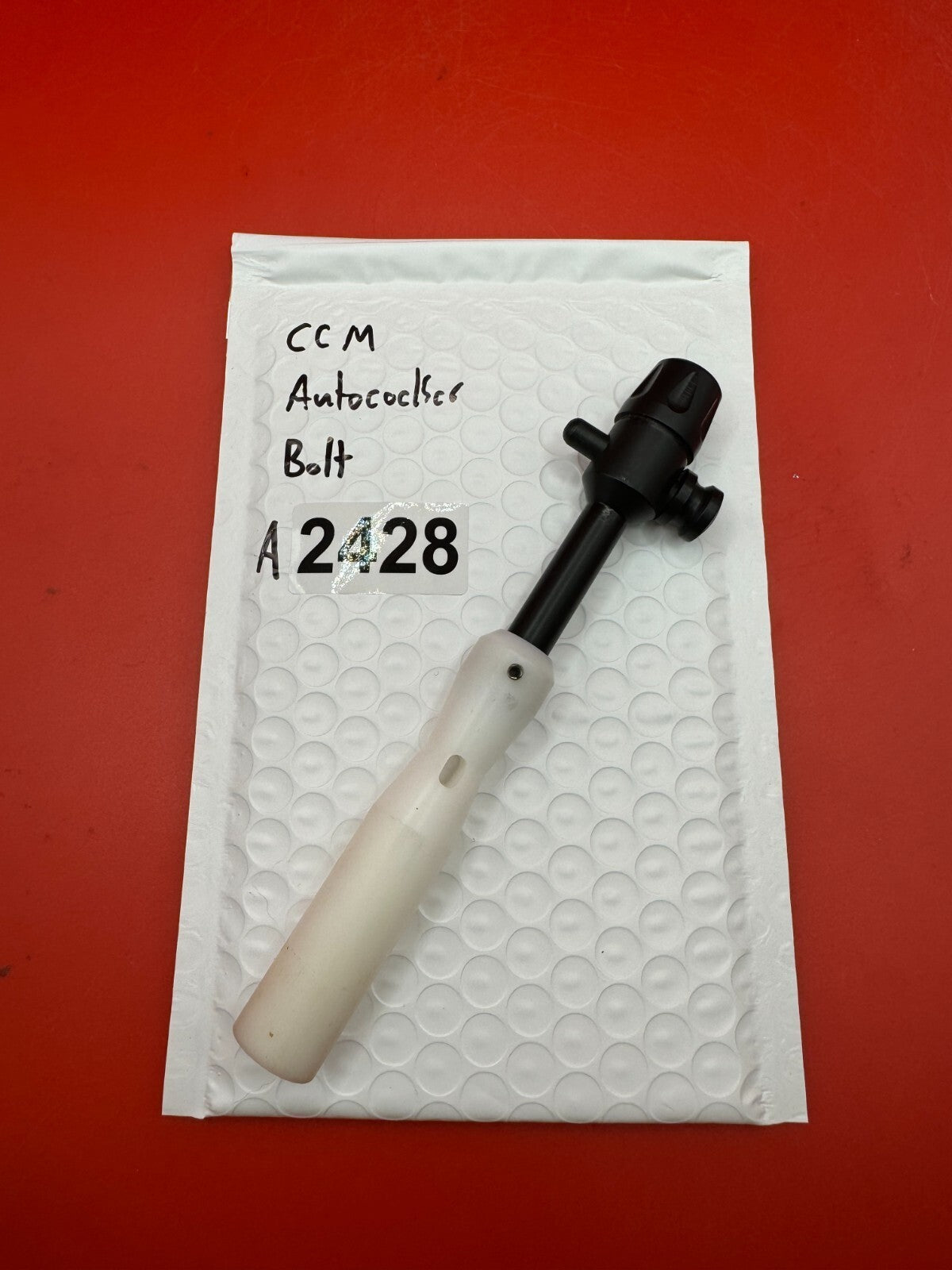 CCM Autococker Bolt Black & White - used paintball bolt - black/white