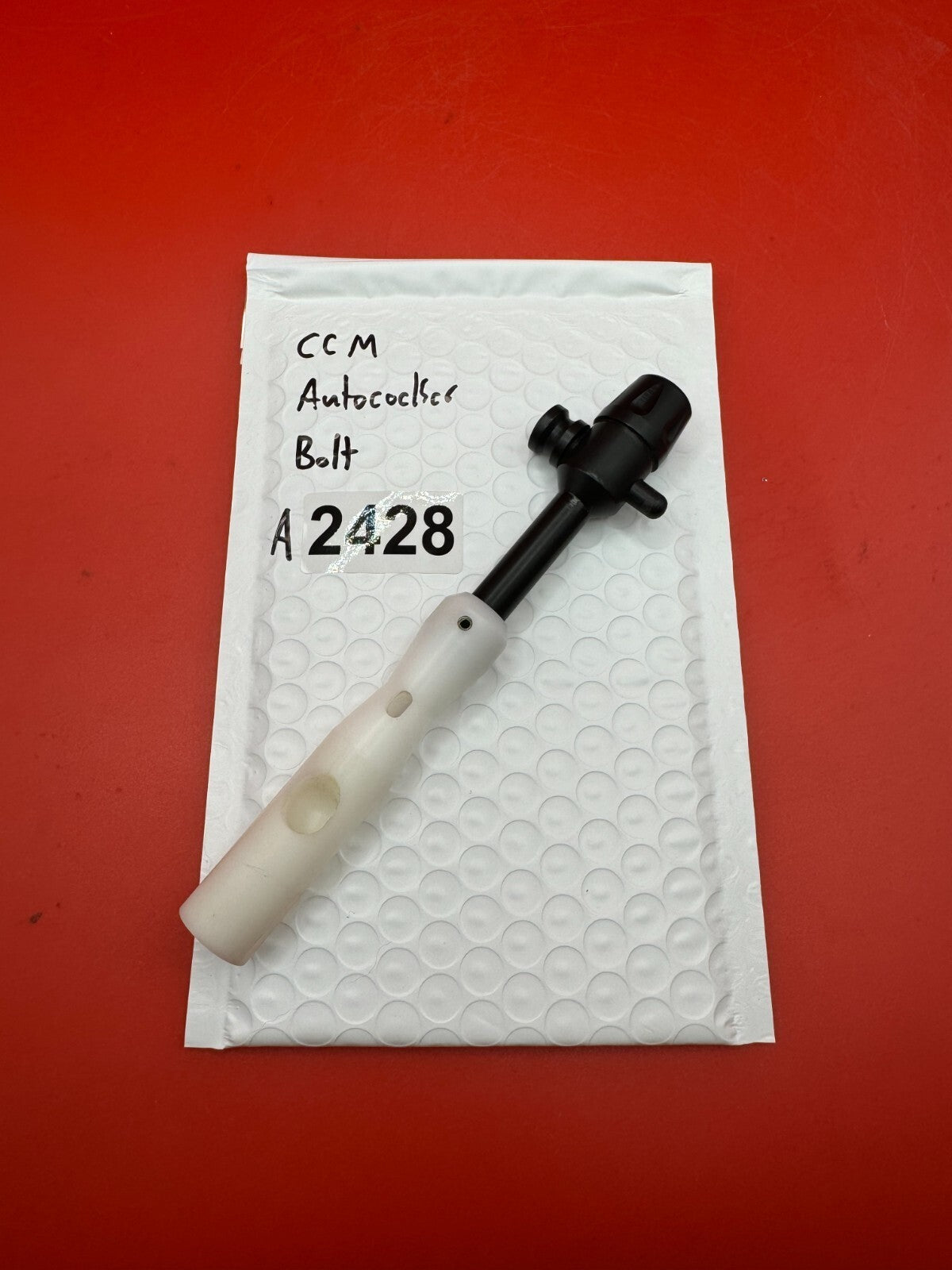 CCM Autococker Bolt Black & White - used paintball bolt - black/white