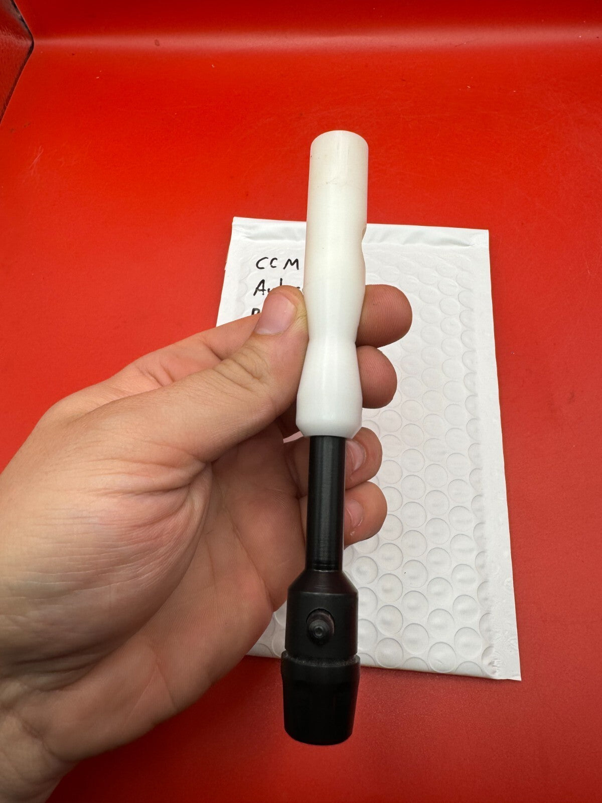 CCM Autococker Bolt Black & White - used paintball bolt - black/white