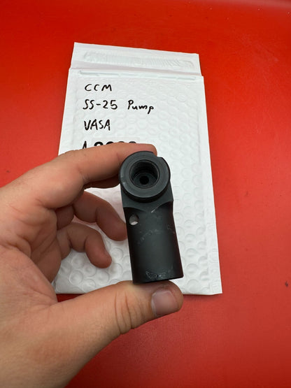 CCM SS-25 Pump VASA - used paintball vasa adapter / pump arm pivot block - black