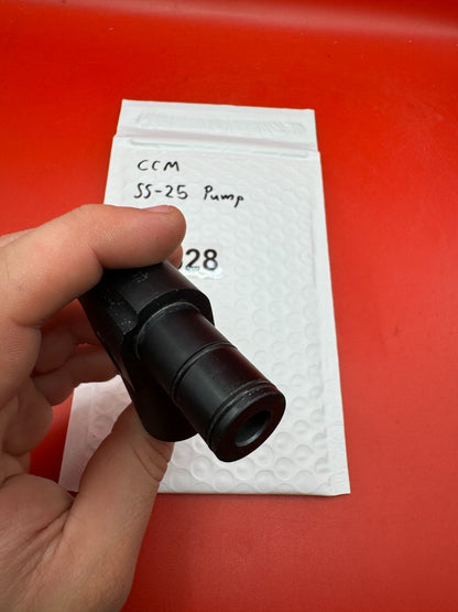 CCM SS-25 Pump VASA - used paintball vasa adapter / pump arm pivot block - black