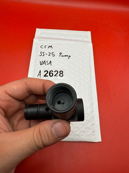 CCM SS-25 Pump VASA - used paintball vasa adapter / pump arm pivot block - black