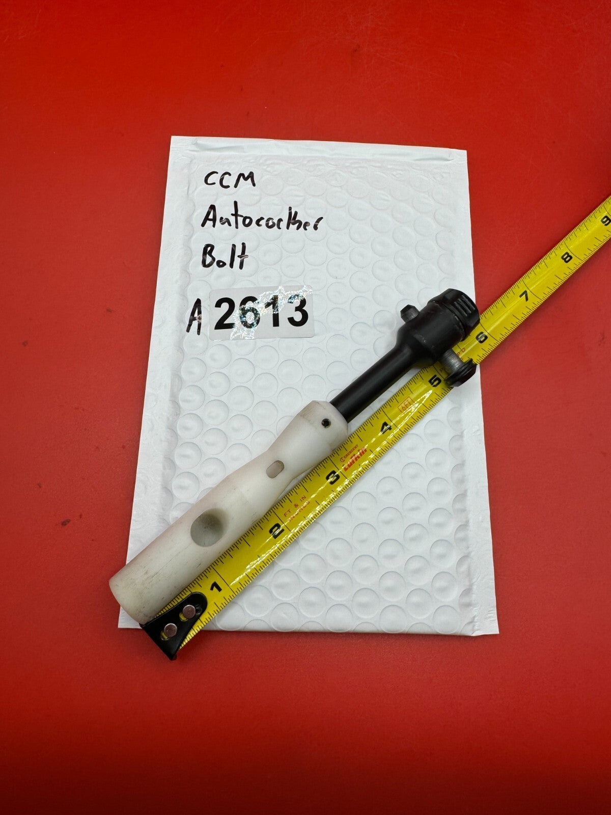 CCM AUtococker Bolt Black & White - used paintball bolt - black/white