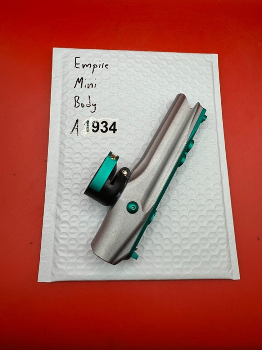 Empire MIni Body - used paintball body - silver/teal