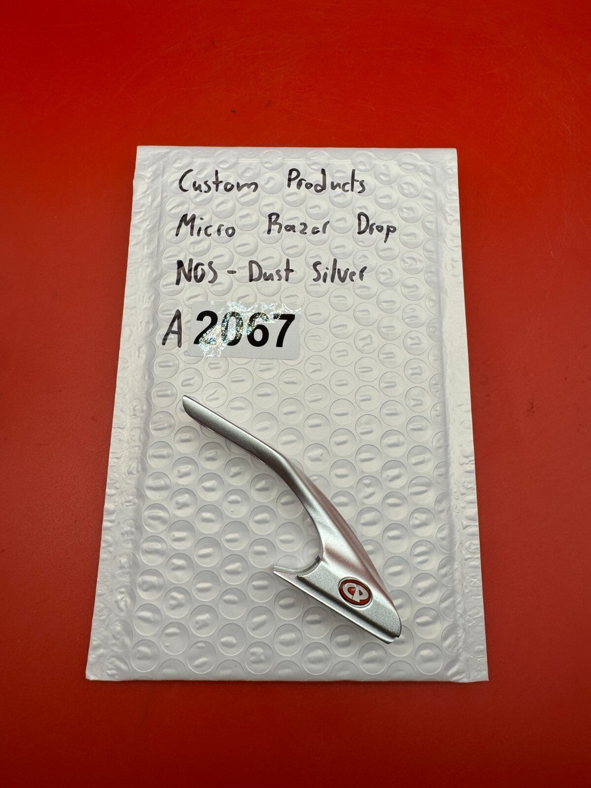 Custom Products Micro Razor Drop NOS-Dust Silver - used paintball trigger - dust silver