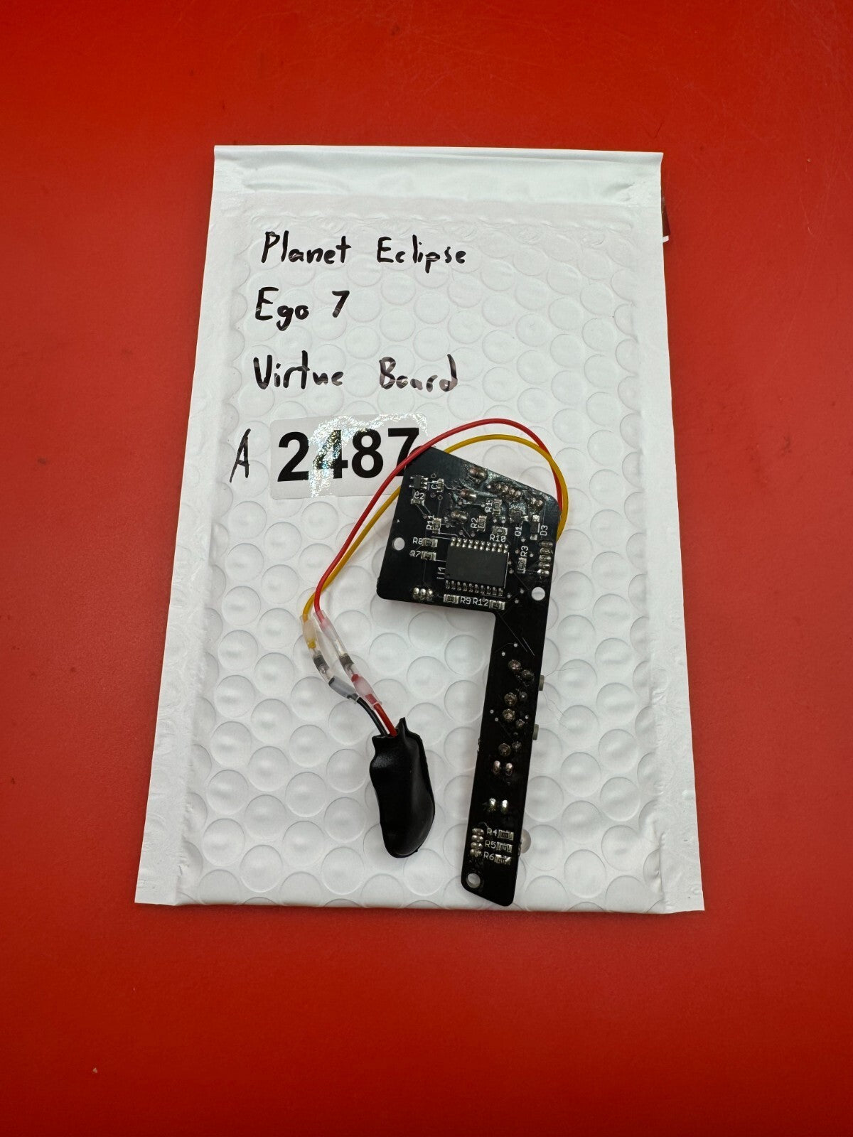 Planet Eclipse Ego 7 Virtue Board - used paintball board - black
