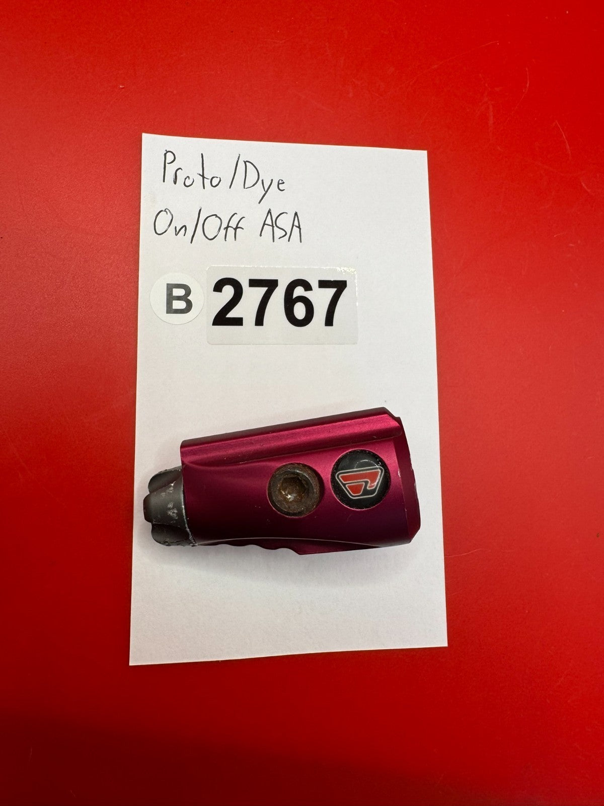 Proto/Dye On/Off ASA Red