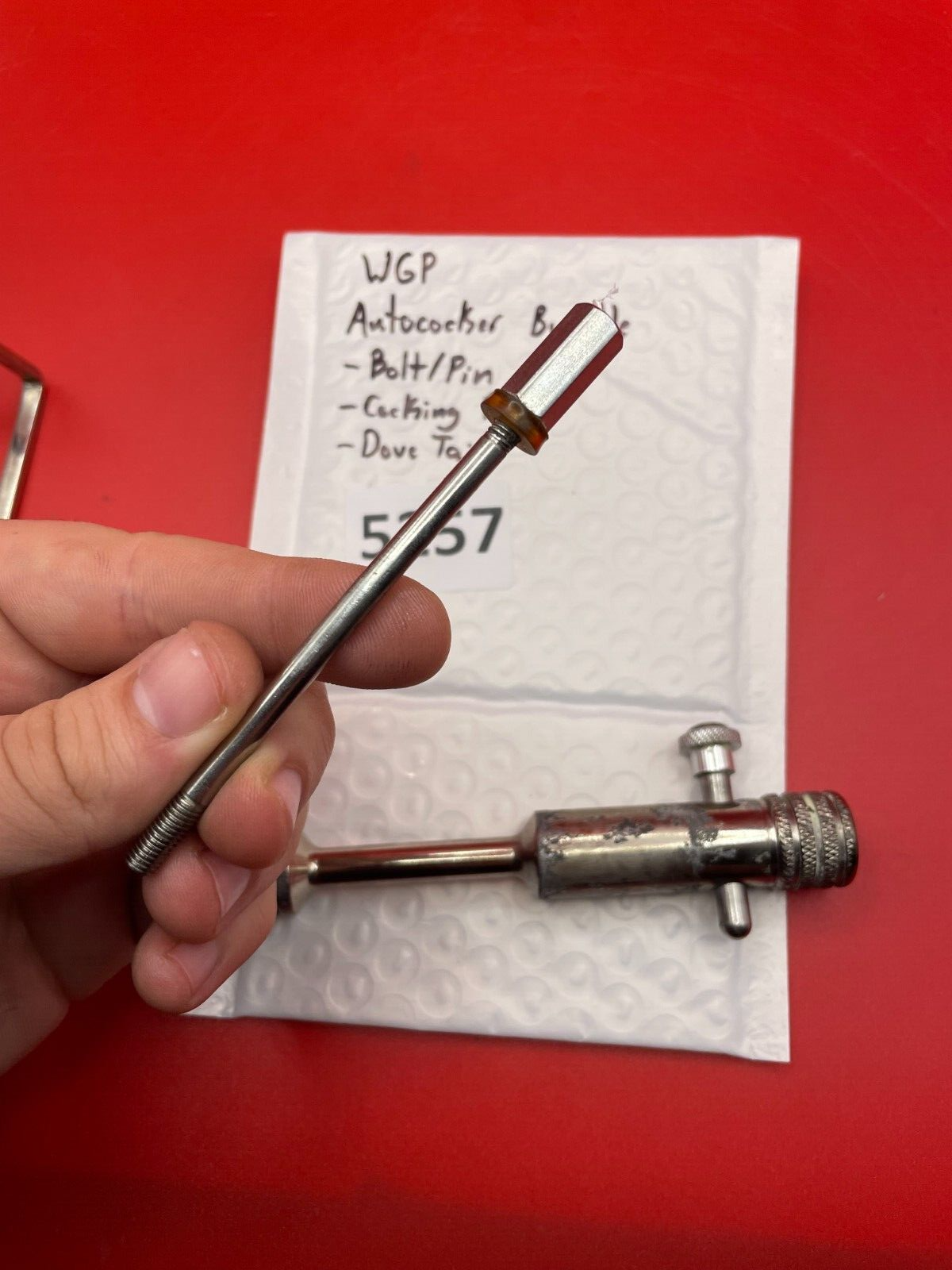 WGP Autococker Bundle -Bolt/Pin -Cocking Rod -Dove Tail Silver