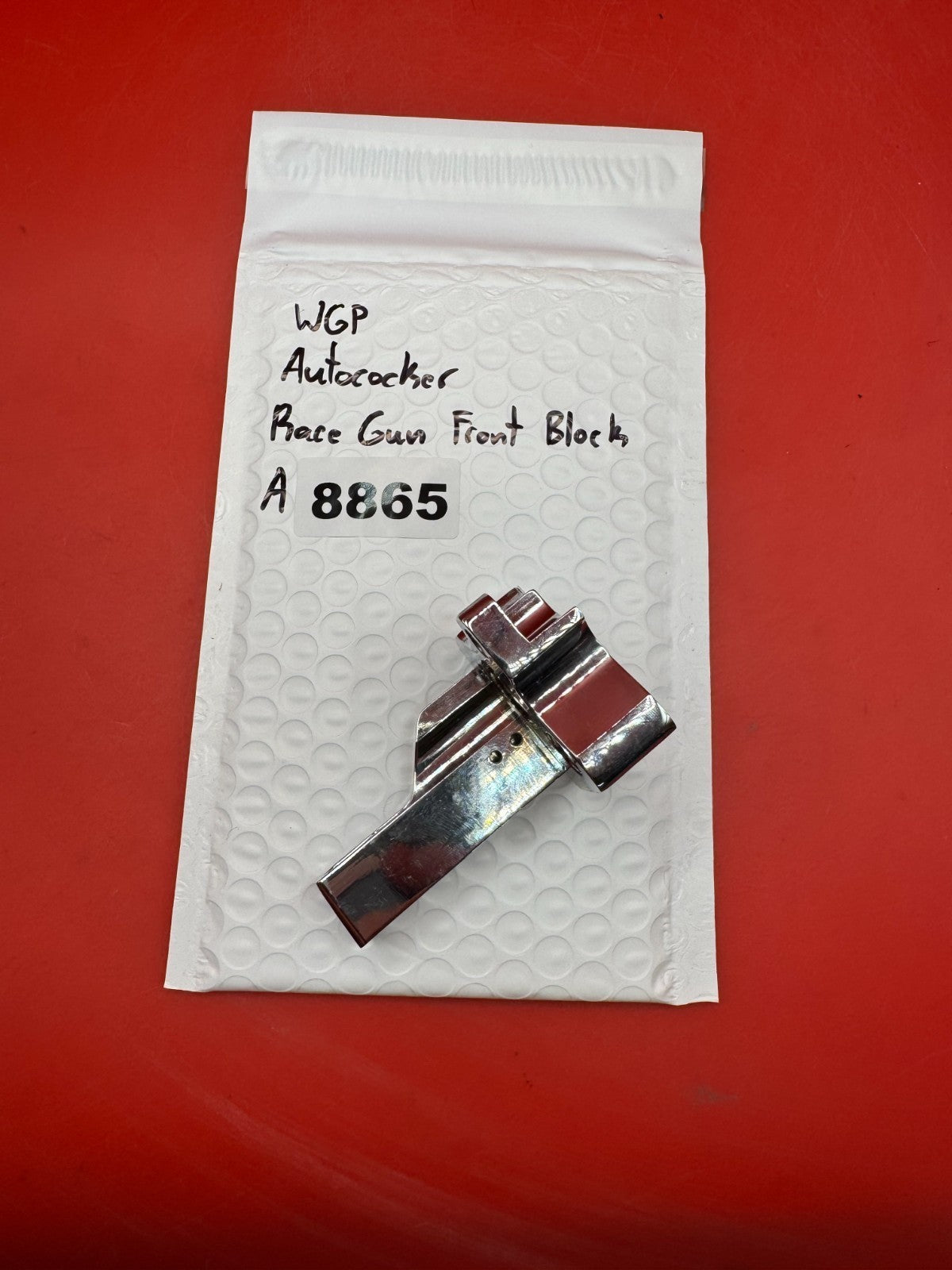 WGP Autococker Race Gun Front Block Silver
