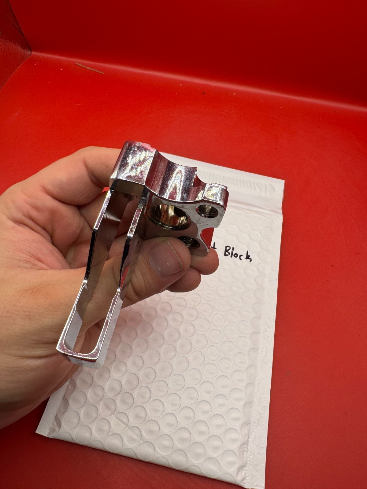 WGP Autococker Race Gun Front Block Silver