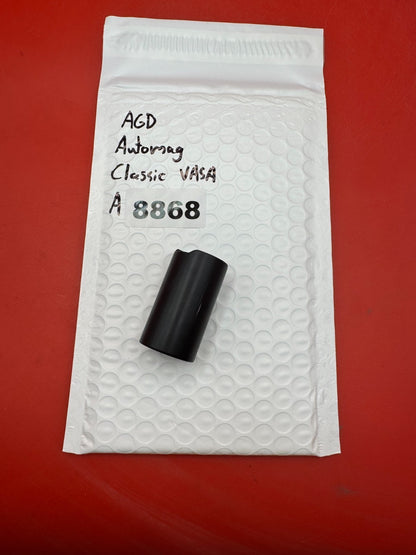 AGD Automag Classic VASA vertical air source adapter black anodized - used paintball part