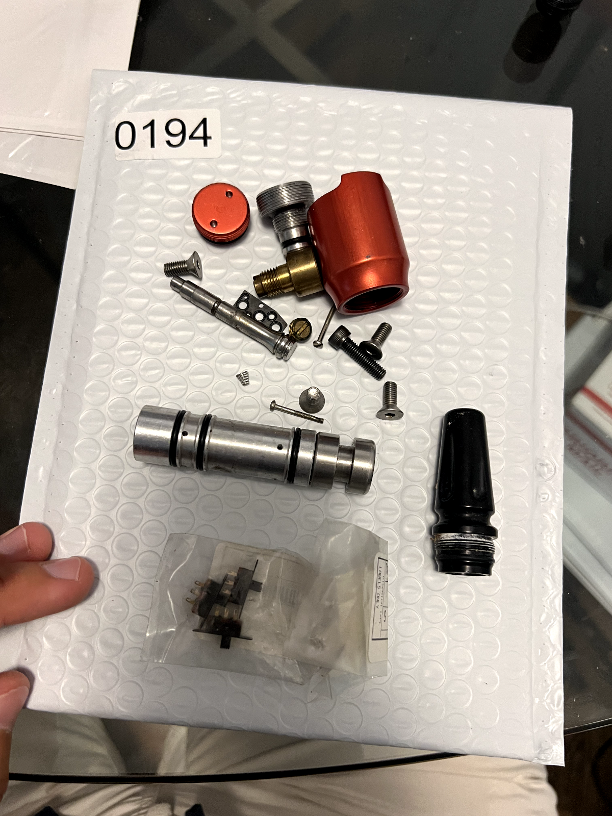 Lot of Paintball Parts - Assorted Components for Marker Maintenance