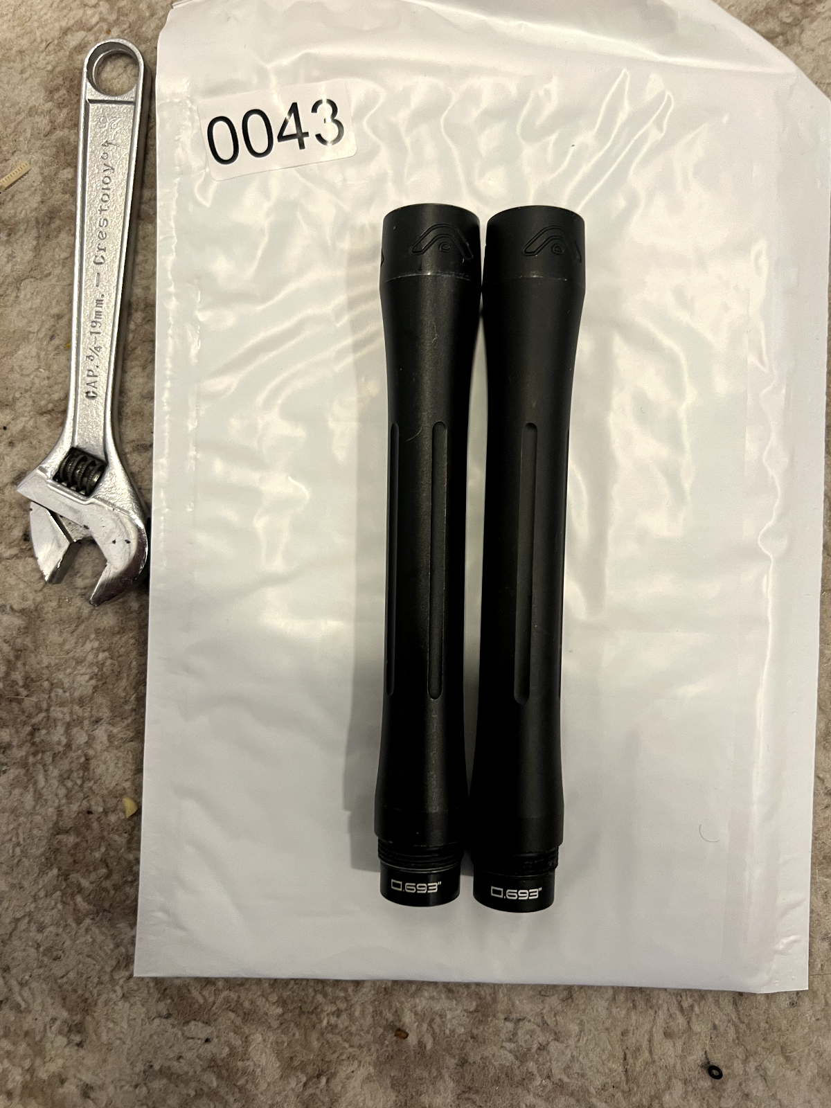 Two Angel A1 Barrel Backs - Replacement Barrel Backs 693 Bore for Angel A1 - Bla