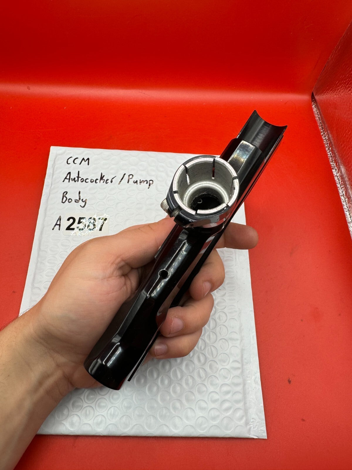 CCM Autococker/Pump Body J2 Black - used paintball marker body - black
