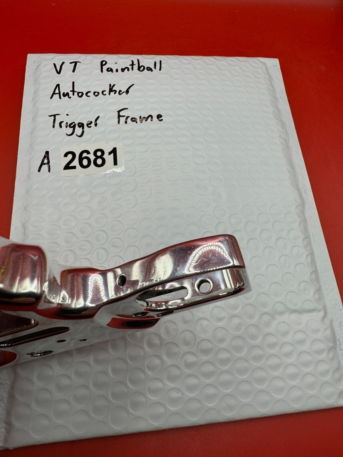 Niche Paintball Autococker Trigger Frame Silver - used paintball trigger frame - silver