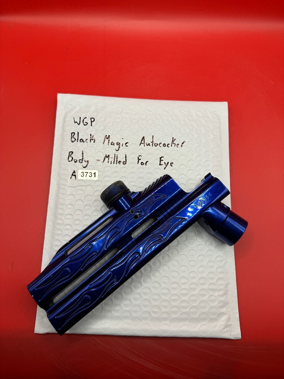 WGP Black Magic Autococker Body - Milled For Eye Blue